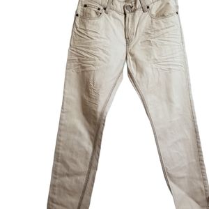 Aeropostale Bowery Slim Straight Whitewashed Jeans